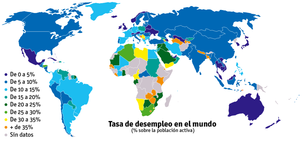 ¿Qué sucede con las personas que no trabajan?