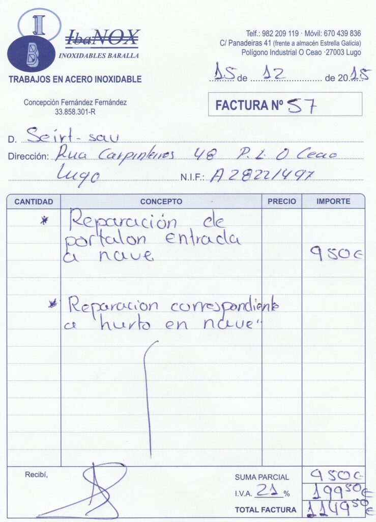 ¿Qué pasa si pido factura a mi nombre?